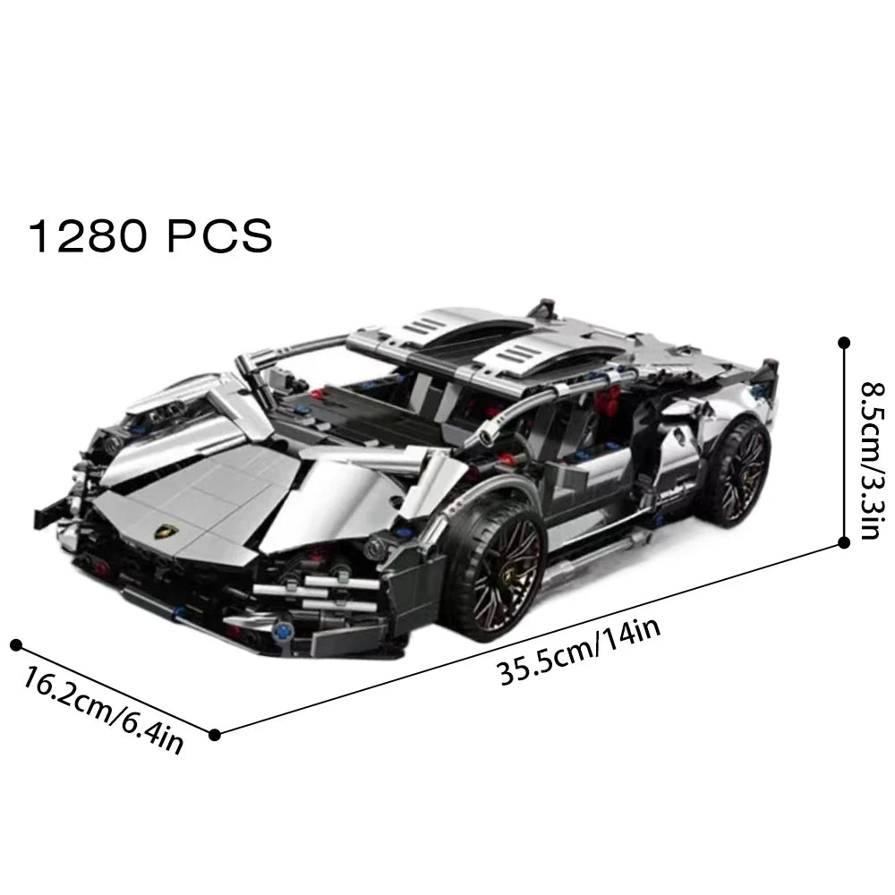 Racing Sport Car Building Blocks 1:14