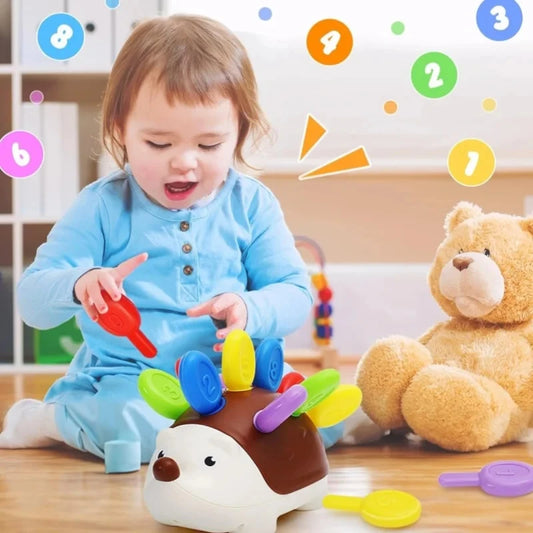 Montessori Sensory Hedgehog Toy for Toddlers