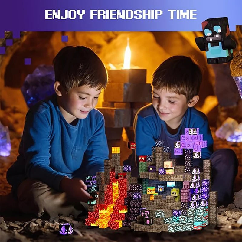 Magnetic Tiles Building Set for Kids 100-300pcs