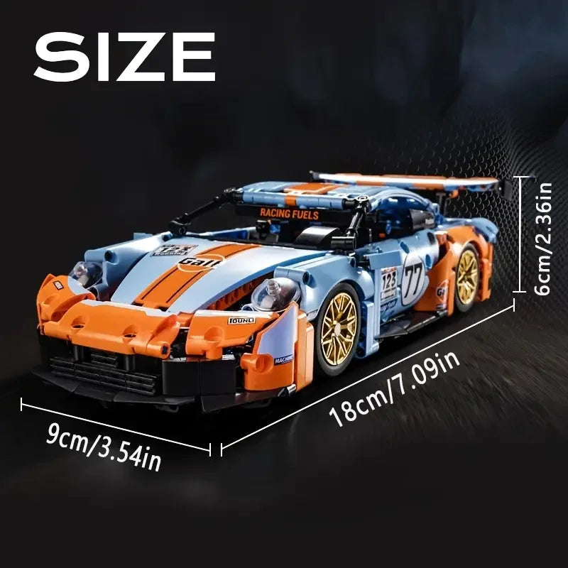 Classic Sports Car 3D Building Set