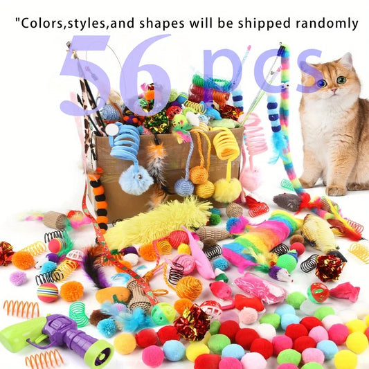 Cat Toys Mixed Pack – 14, 28 & 56pcs