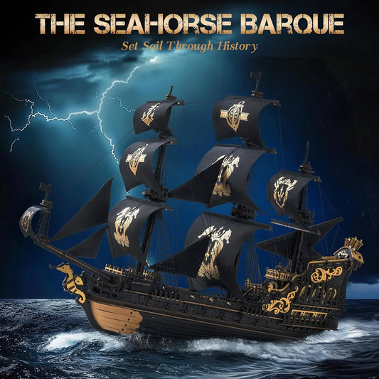 Rokr 3D Wooden Puzzle Seahouse Model Kit