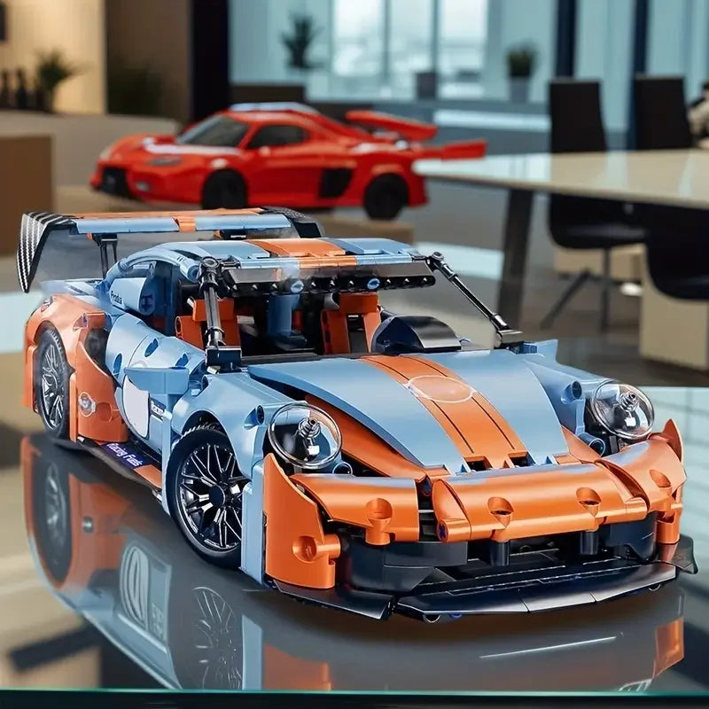 Classic Sports Car 3D Building Set